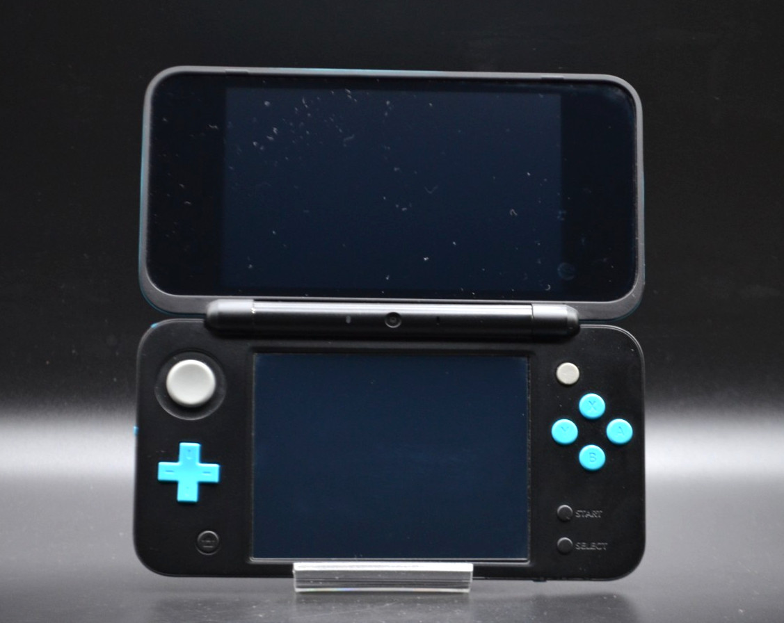 [REGION FREE]Nintendo new 2DS LL XL Black Turquoise Console Only Used RANK A/B