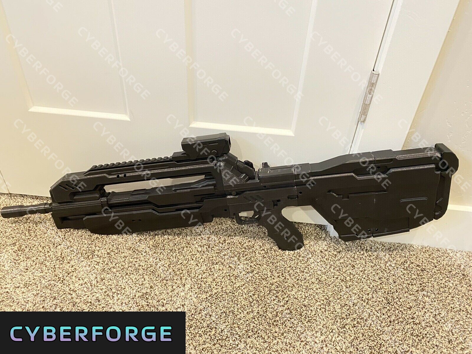Prop Battle Rifle BR Easy Kit Like The One In The Halo Series, 3d print Cosplay