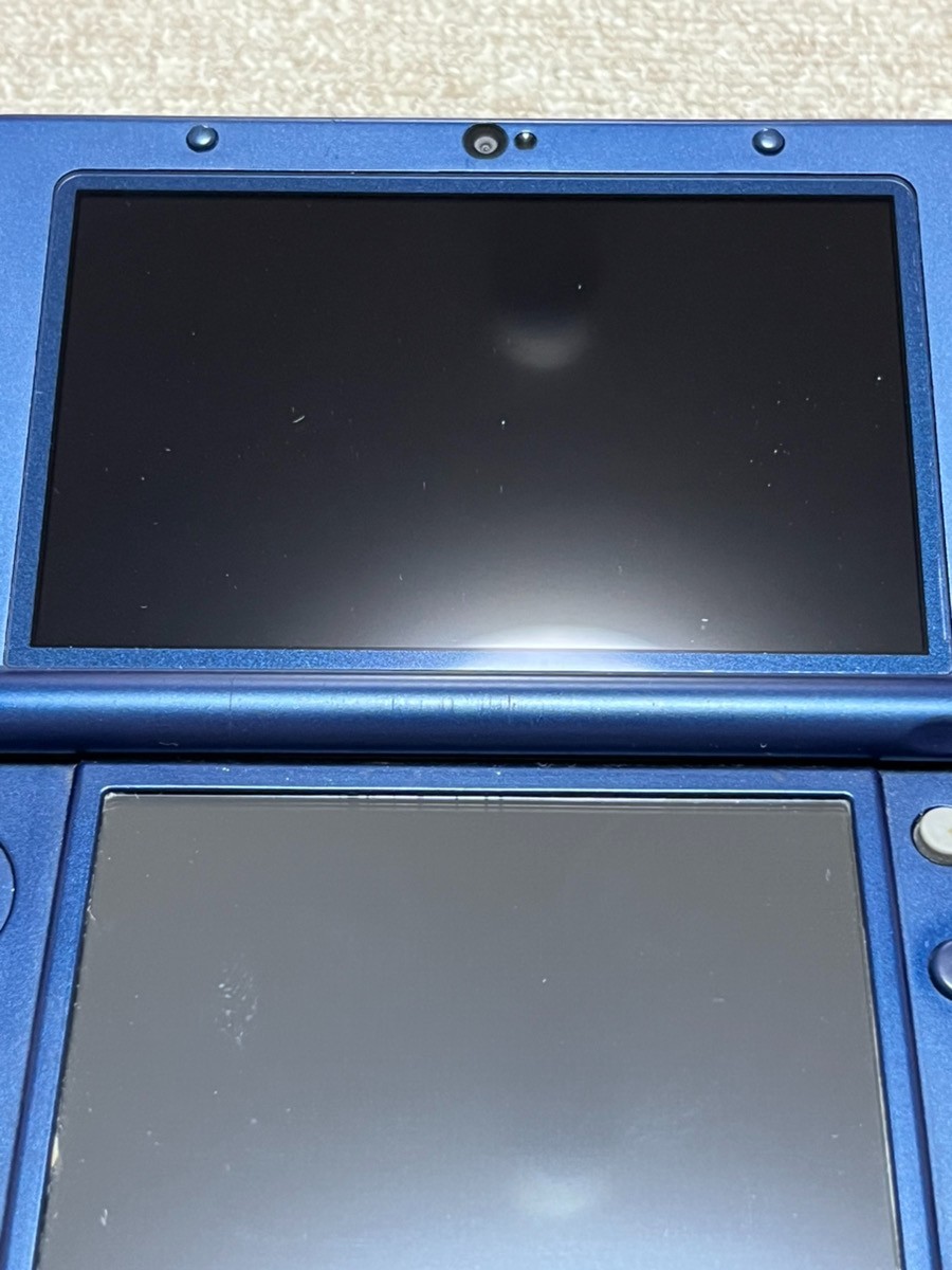 New 3DS LL XL Metalic blue Japan Nintendo Console region Japanese B989
