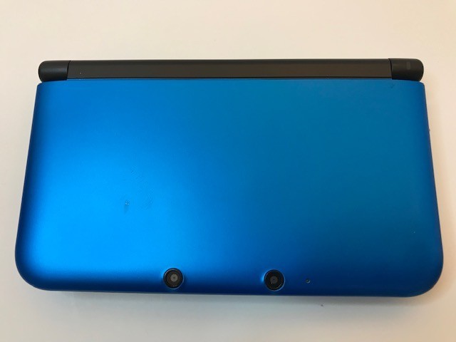 Nintendo 3DS XL Blue/Black Tested New Battery 32GB SD Card Charger Stylus