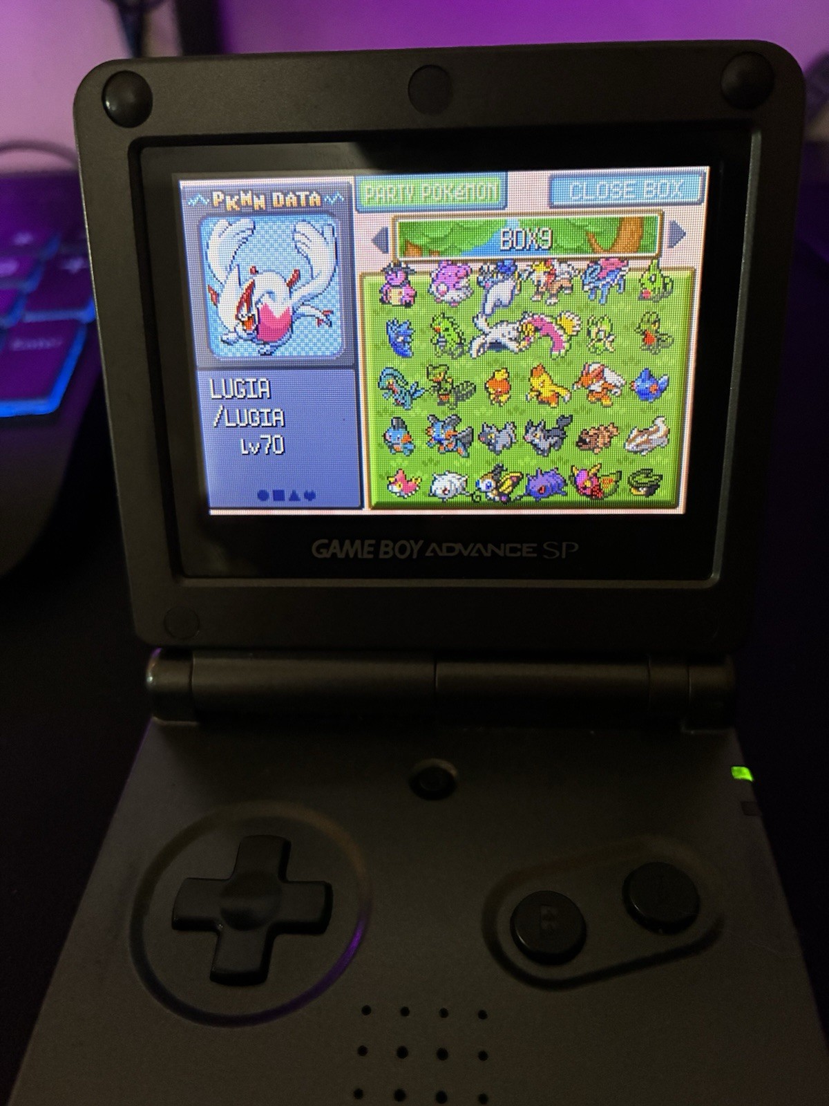 AUTHENTIC Pokémon Emerald Version GBA-SHINY LIVING DEX-EVENT ITEMS-CUSTOM OT