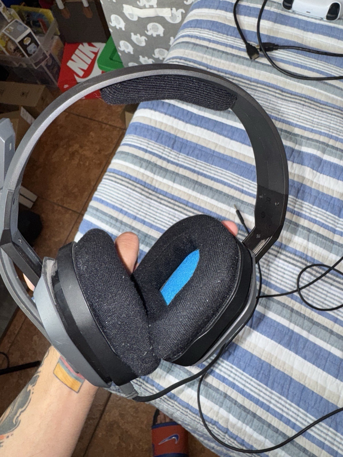 Astro A10 Wired Stereo Gaming Headset – Blue/black