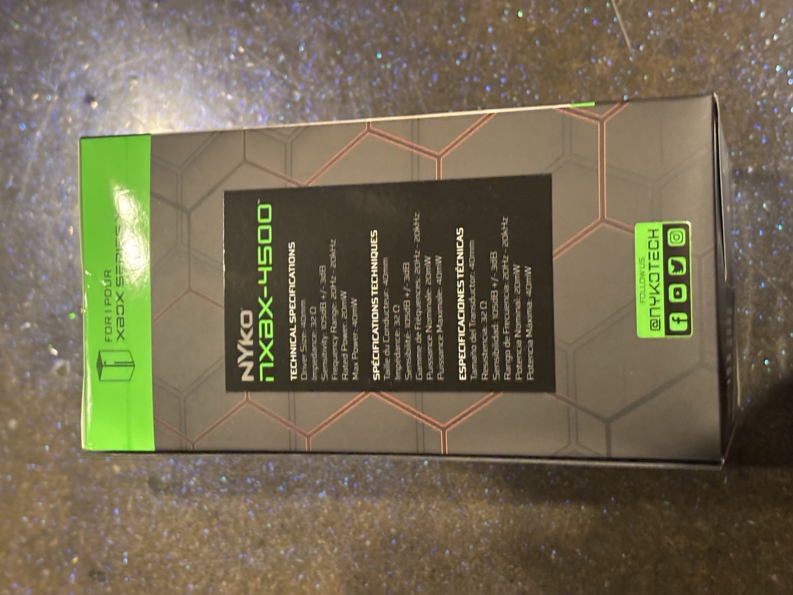 Nyko NXBX-4500 Wired Headset for Xbox Series X|One, Boom Mic, Black