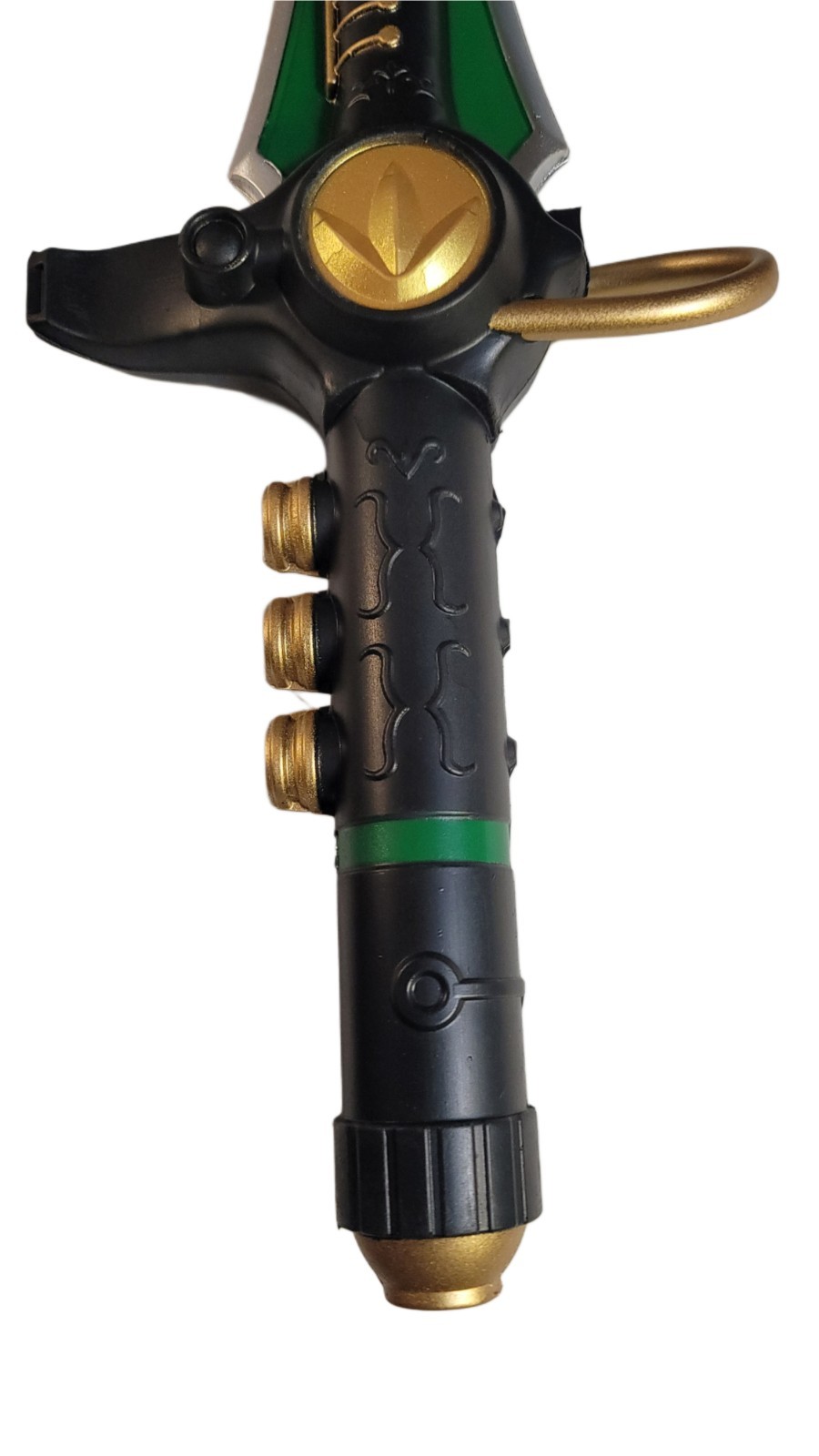 18.5” POWER RANGERS Legacy Green DRAGON DAGGER Replica Foam Sword Cosplay RARE