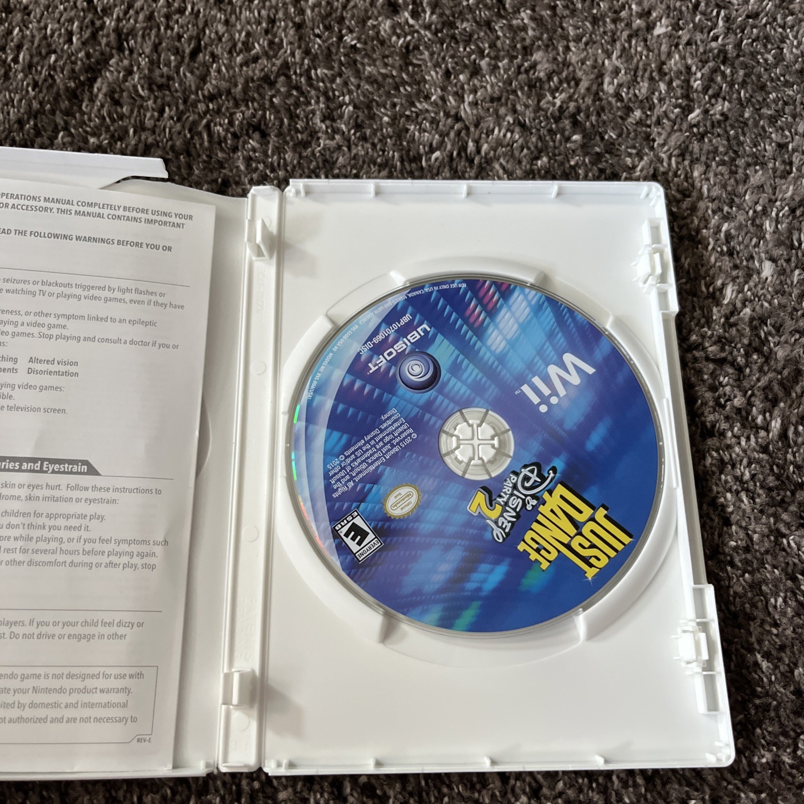 Just Dance: Disney Party 2 (Nintendo Wii, 2015) Complete Tested & Working