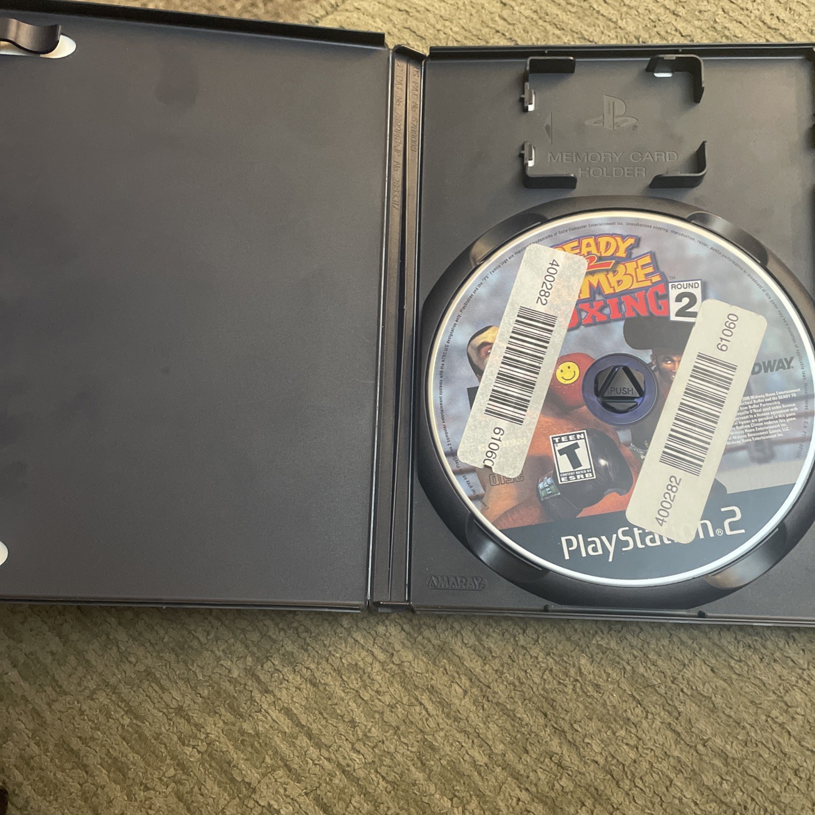 Ready 2 Rumble Boxing Round 2 PS2 PlayStation 2 used fast ship!