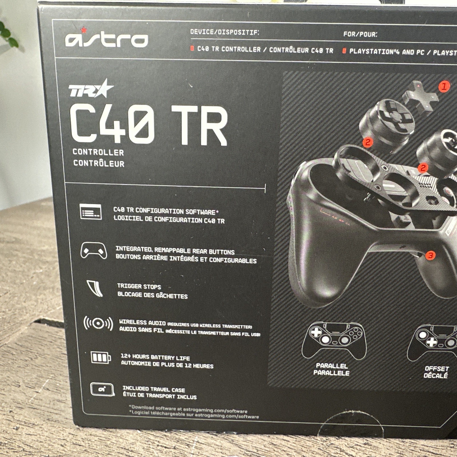 ASTRO Gaming C40 TR Controller – PlayStation/PC – Black (/GM1-1122-996-000360…