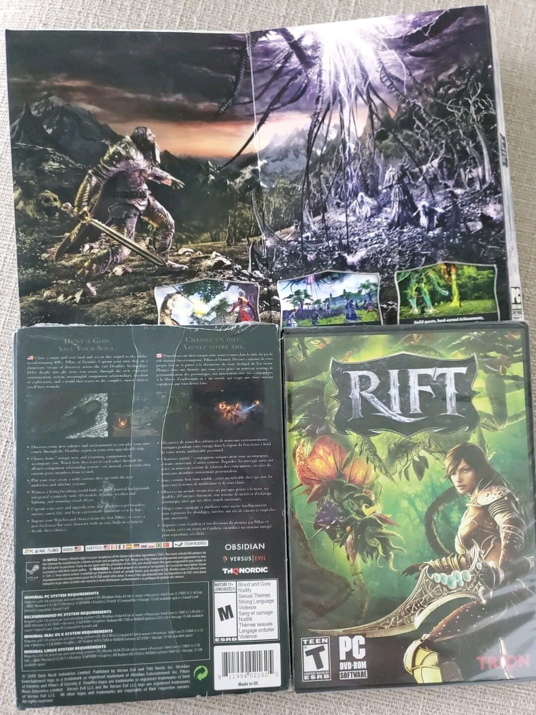Pillars of Eternity 2 II Deadfire PC And Rift PC Lot NEW SEALED