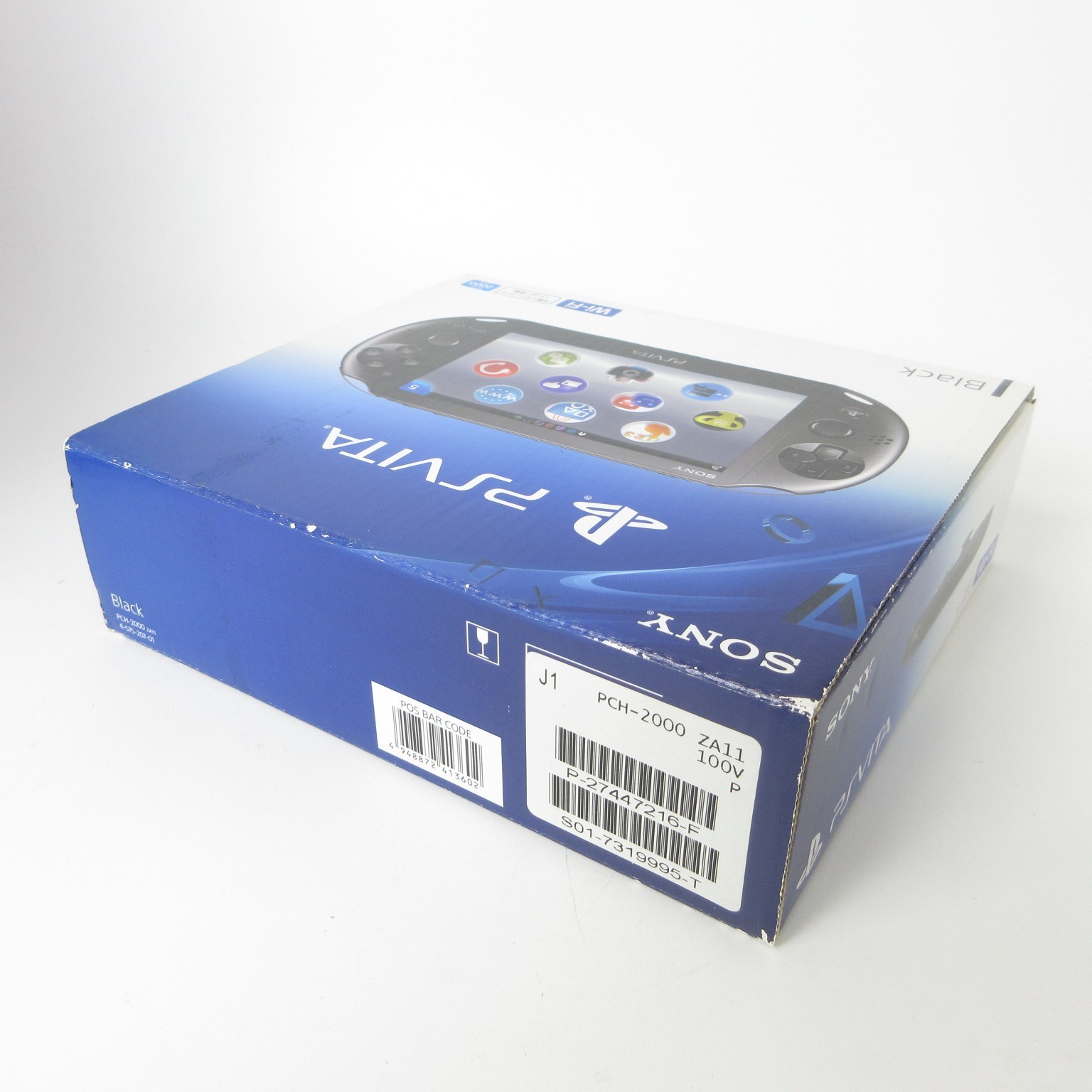 【Very Good】Sony PS Vita PCH-2000 Black Wi-Fi Model Console #Arr08/0615/03