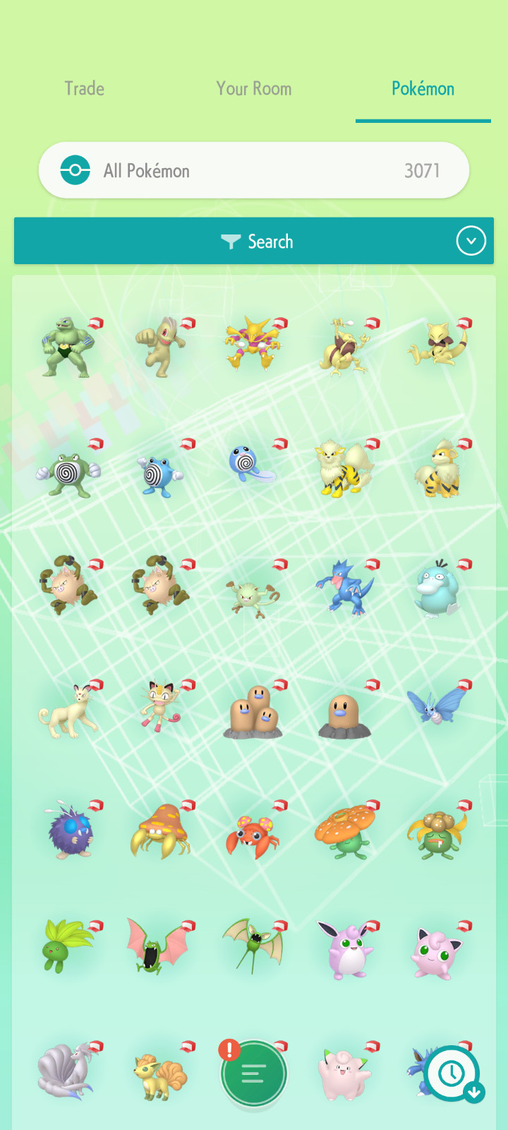 Pokémon HOME Gen 1-2 VC Shiny Living Dex Complete Pokedex 1-251 Virtual Console