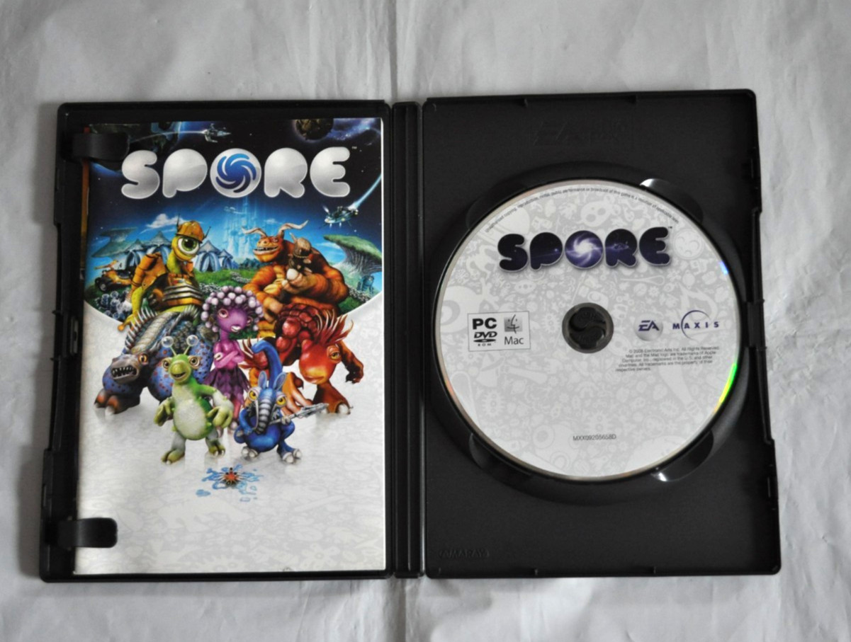 Russian Edition License Spore Galactic Windows/Mac 2008 PC DVD-ROM Computer Game