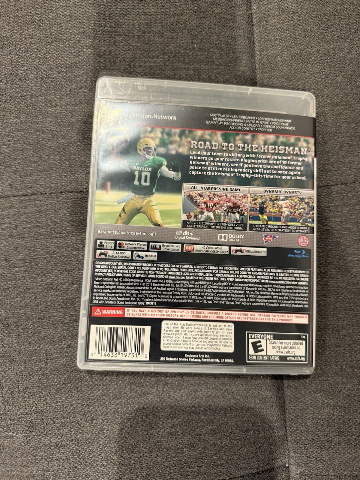 NCAA Football 13 (Sony PlayStation 3, 2012)