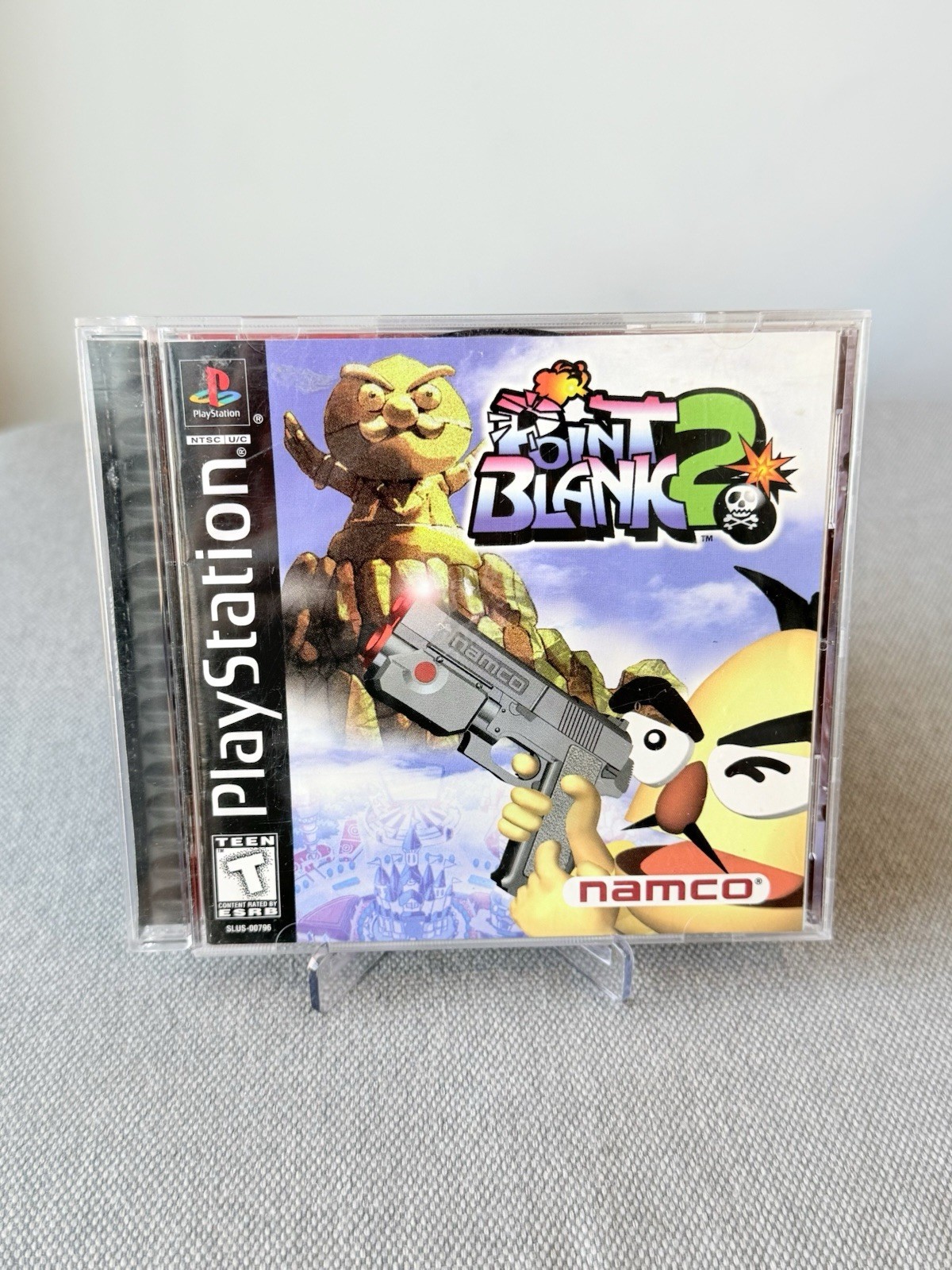 Point Blank 2 (Sony PlayStation 1, 1999) Game Disc in box w/booklet