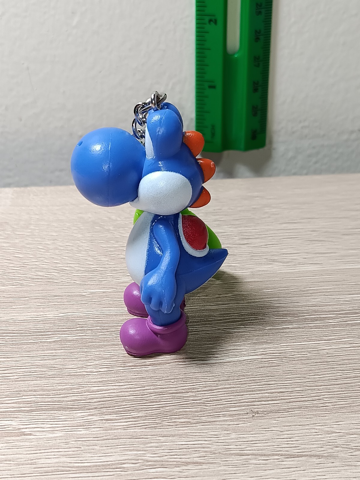 *FREE SHIP* 2″ DARK BLUE YOSHI BackPack Buddies Clip Keychain Super Mario