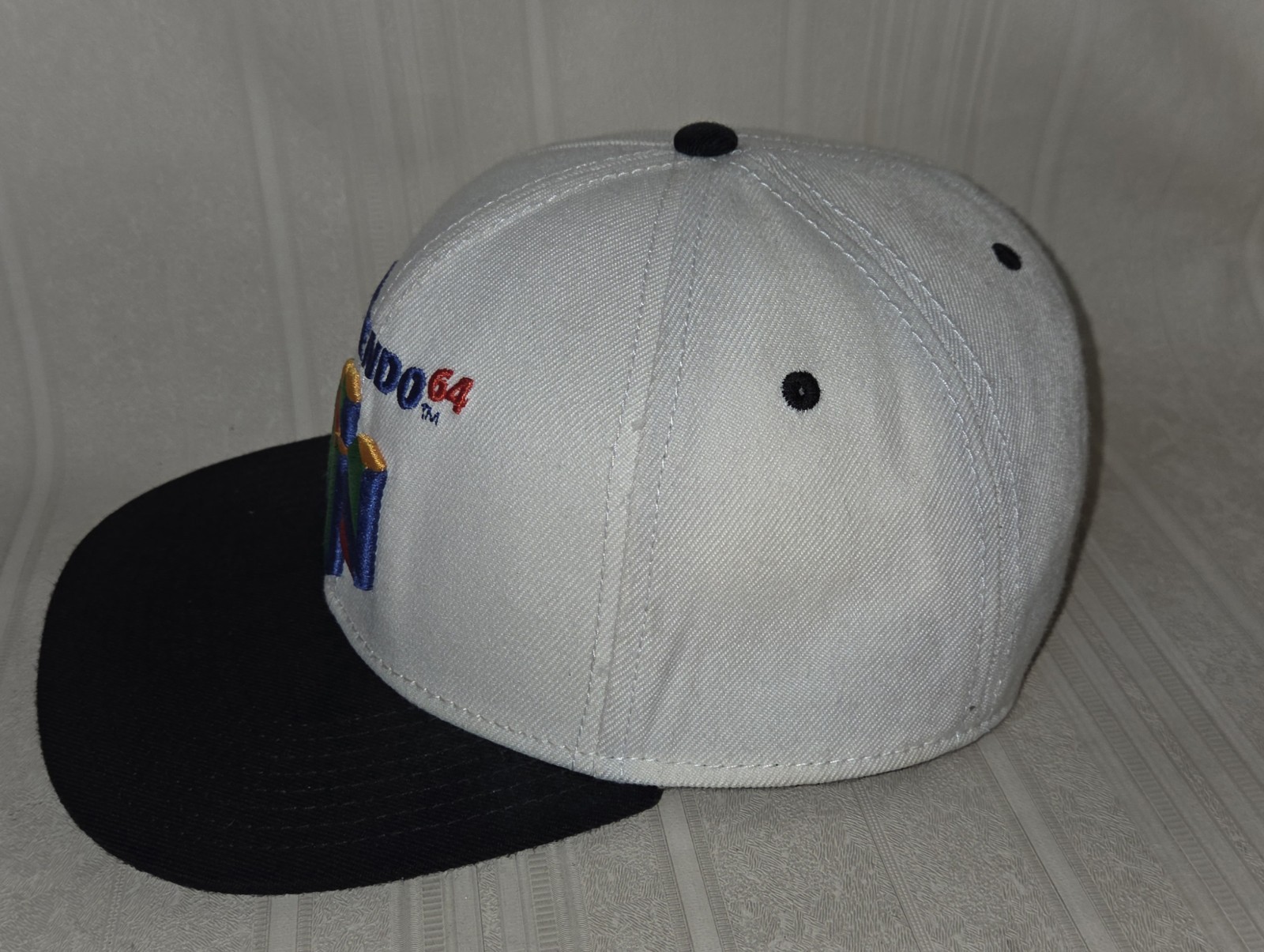 Nintendo 64 Embroidered Snapback Hat Vintage