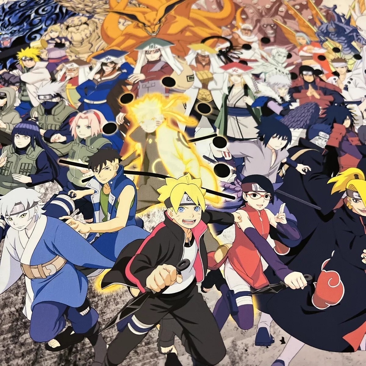Naruto X Boruto Ultimate Ninja Storm Connections Collectible Art Scroll Gorgeous