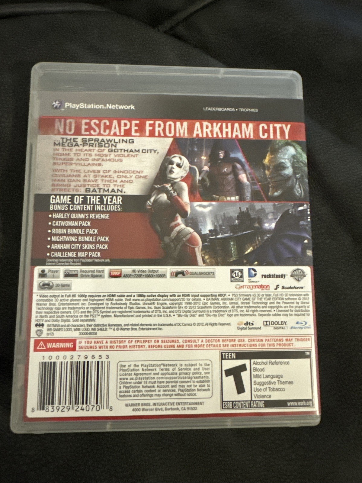 Batman Arkham City & Arkham Asylum PS3 GOTY Edition