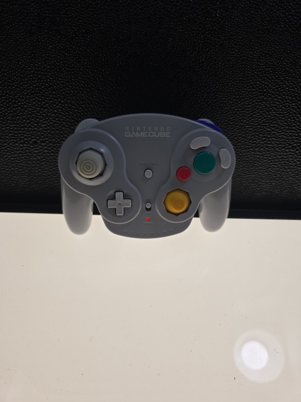 Nintendo DOLABLG2 WaveBird Wireless Controller – Grey Works But NO RECEIVER