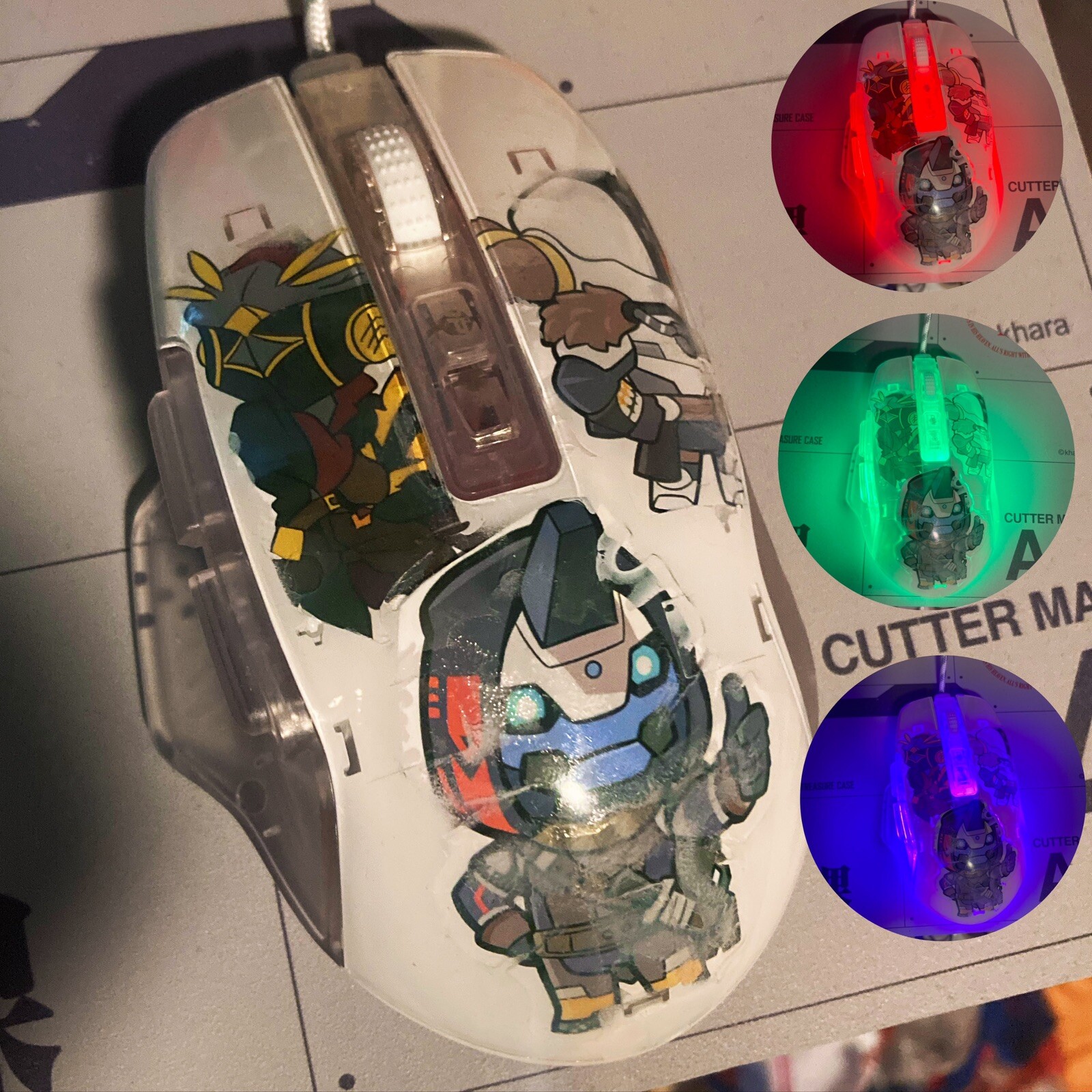 Destiny themed PC mouse AULA SC630 LED multi color