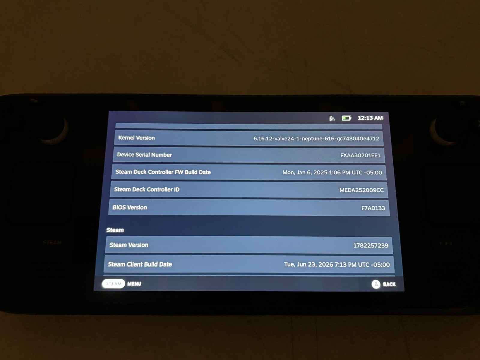 Valve Steam Deck LCD 64gb Handheld System Model 1010 w/ 500gb SD Card