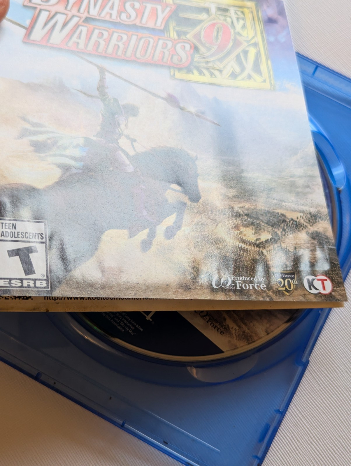 Dynasty Warriors 9 (Sony PlayStation 4 PS4, 2018) Damaged Artwork – Tested