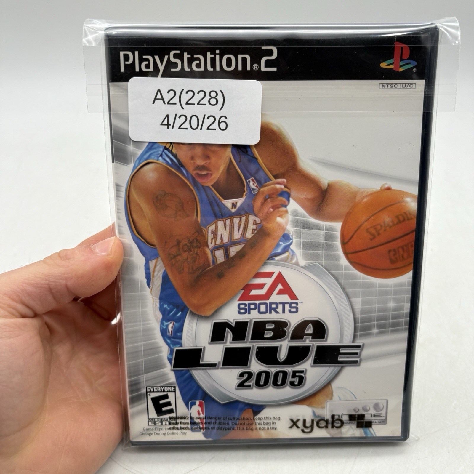 NBA Live 2005 PlayStation 2 PS2 Complete w/ Manual CIB Tested
