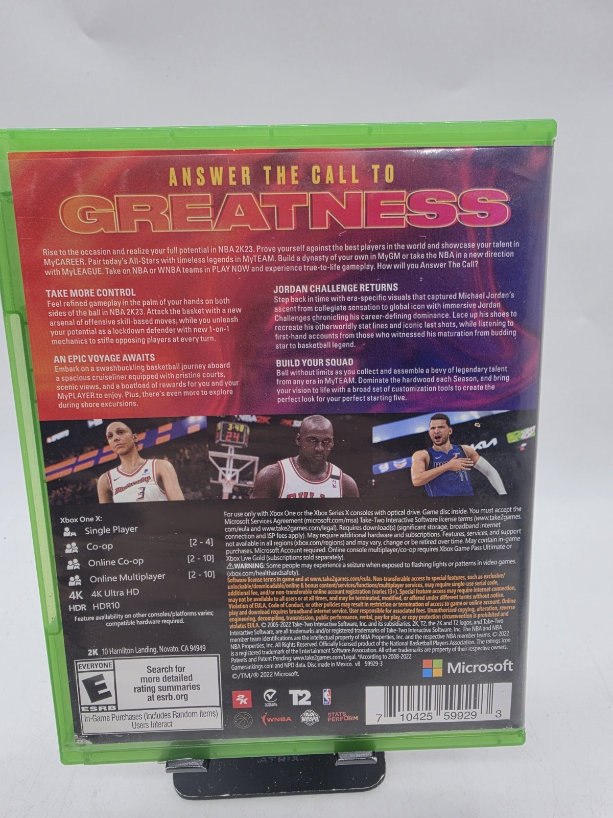 NBA 2K23 Microsoft Xbox One Cib Complete Mint Tested 4k