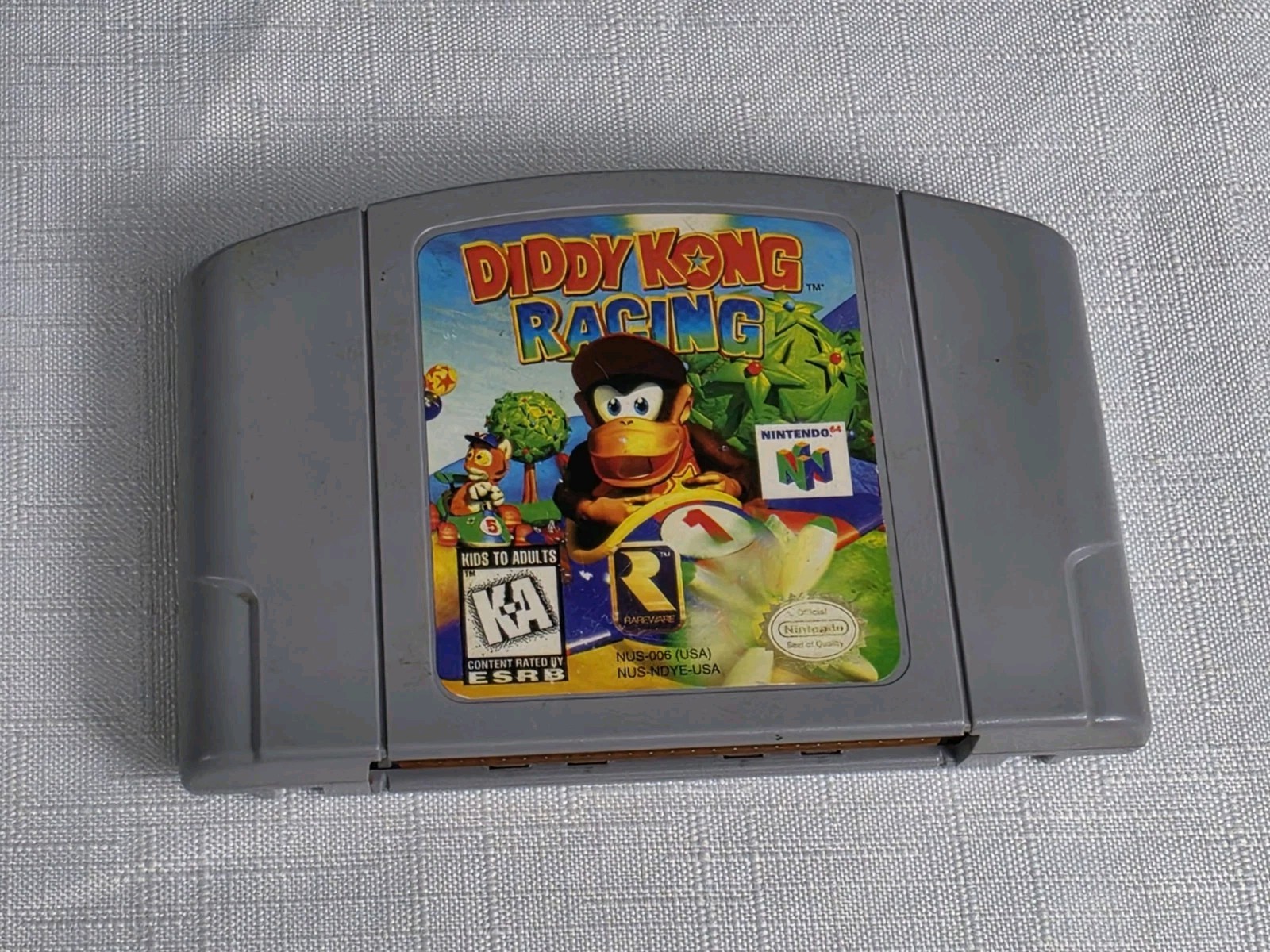 Diddy Kong Racing (Nintendo 64, N64 1997) Authentic Cartridge Tested Working