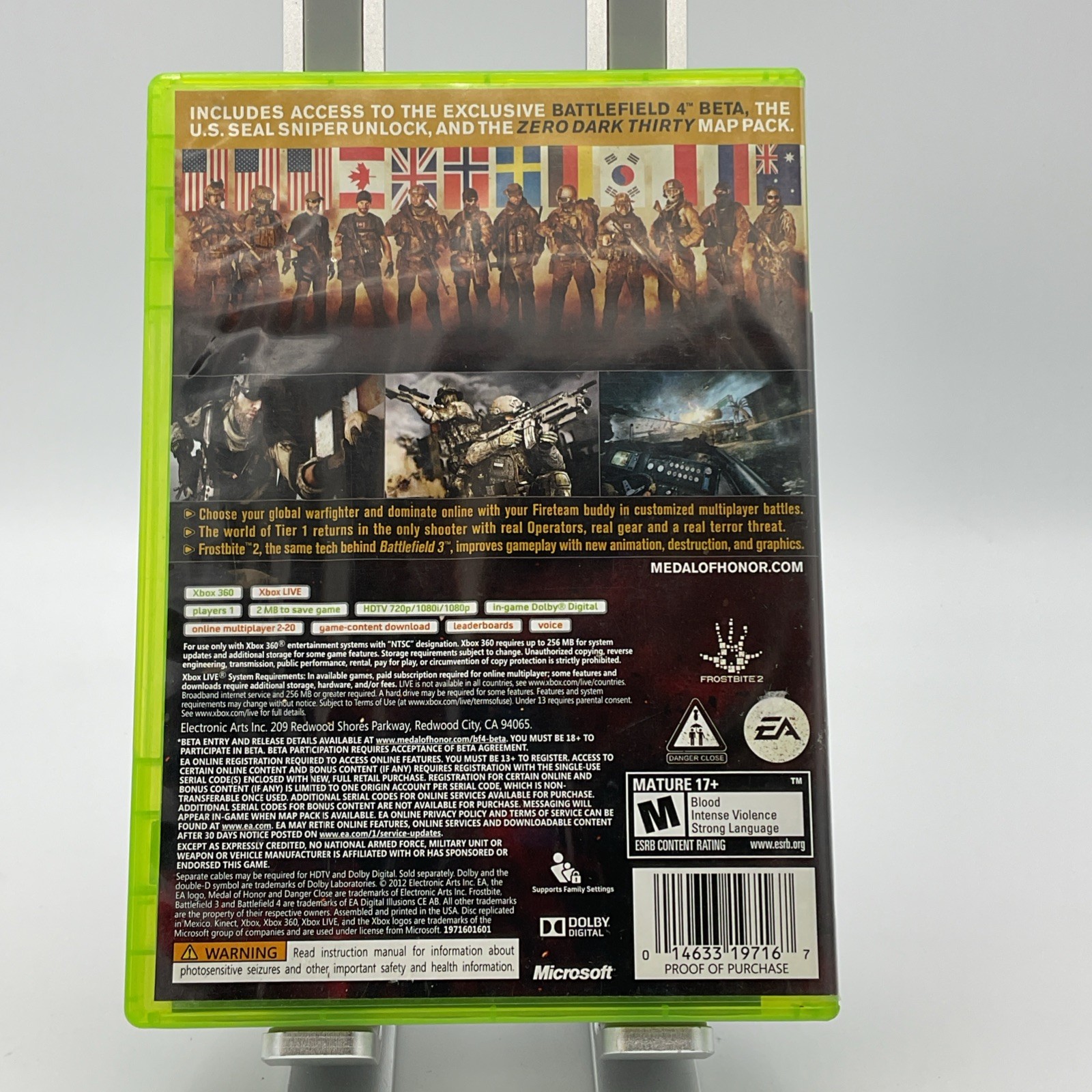 Medal of Honor War Fighter Microsoft Xbox 360 Codes Are Used Or Out Of Date CIB.