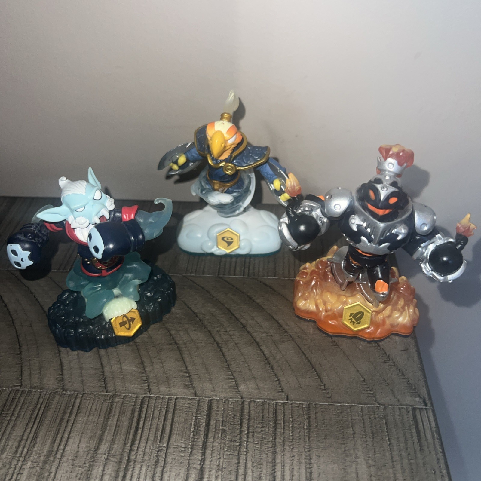 Skylanders Swap Force Lot Of 3: Dark Blast Zone, Night Shift, and Free Ranger