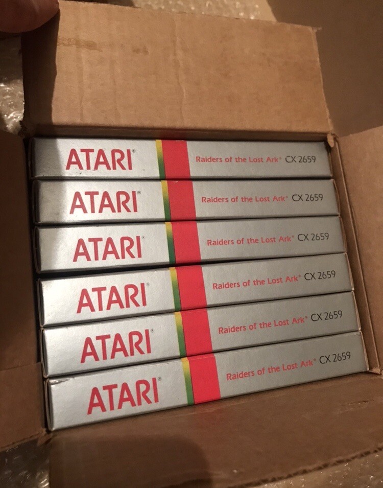 Raiders of the Lost Ark Atari 2600. Factory Box 6 Sealed Games. MINT. Genuine ✅✅