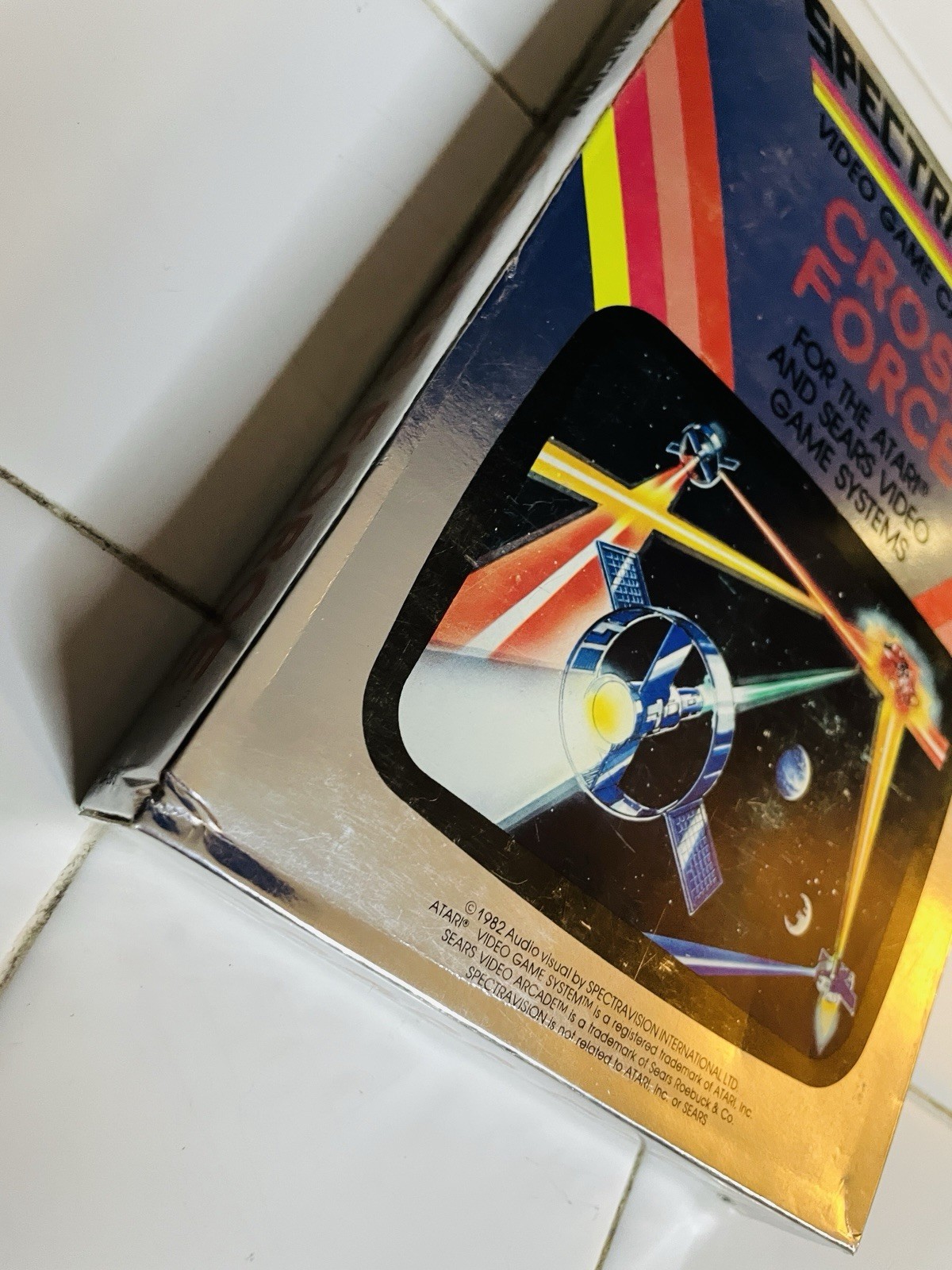 CROSS FORCE ATARI 2600 SPECTRAVISION Complete In Box Tested And Working