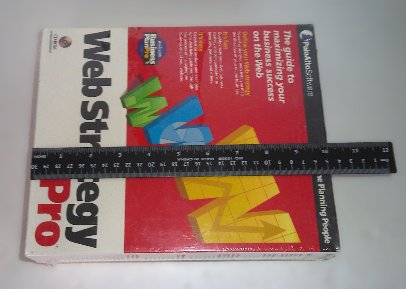Web Strategy Pro Palo Alto Software 2000 CD-ROM Sealed Vintage Business Plan Web