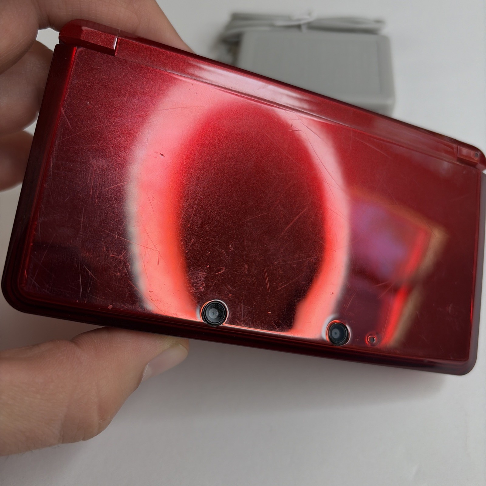 Nintendo 3DS System – Red Region USA, Charger US Model