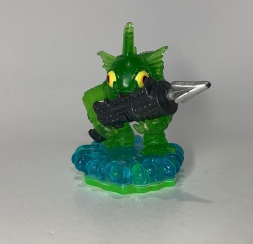 Clear Green Gill Grunt Skylanders Spyros Adventure Imaginators