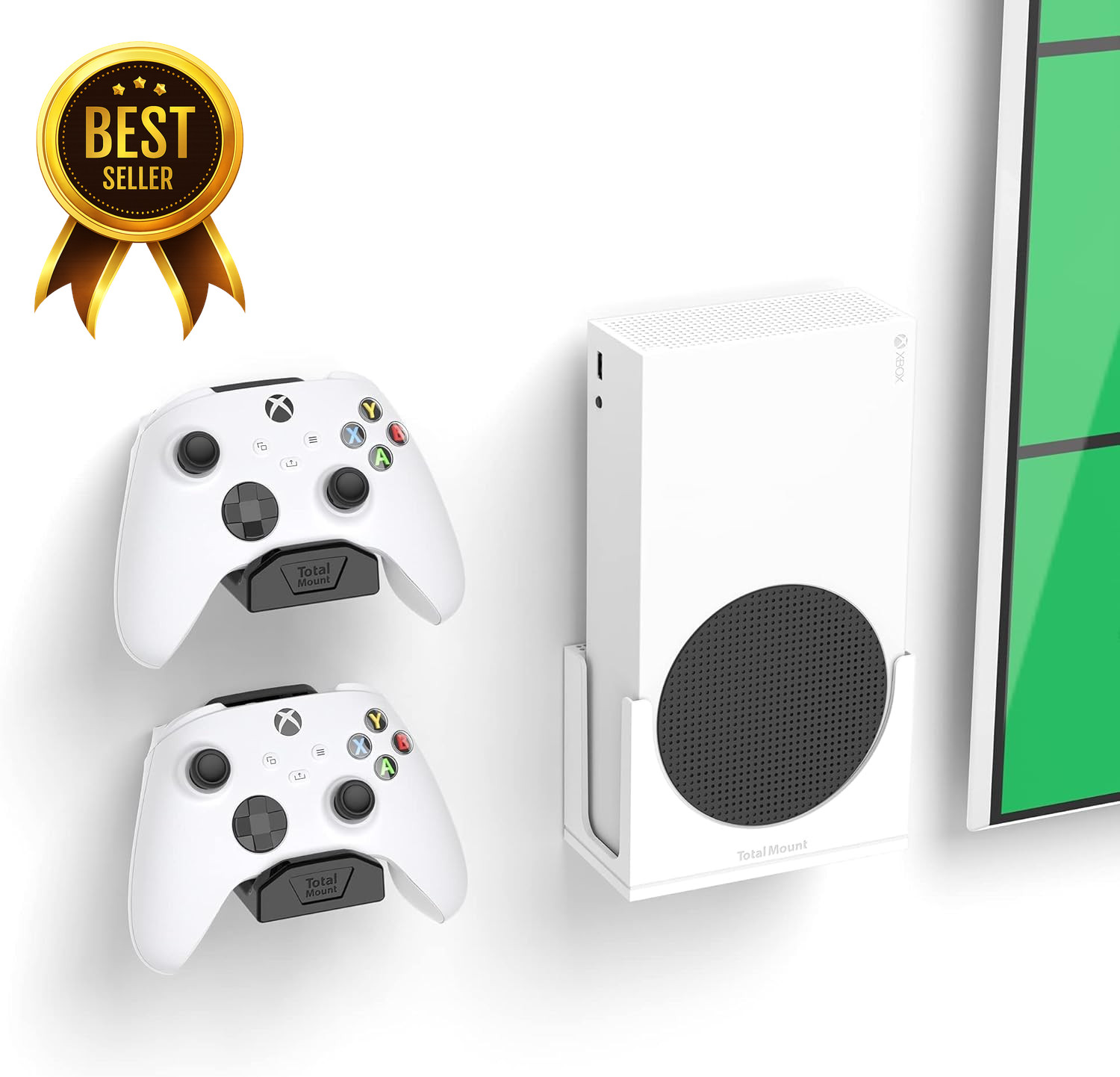 TotalMount Wall Mount Kit for Xbox Series S & Controllers Mount Holder Only