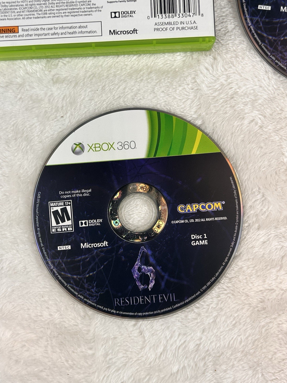 Resident Evil 6 (Microsoft Xbox 360, 2012)