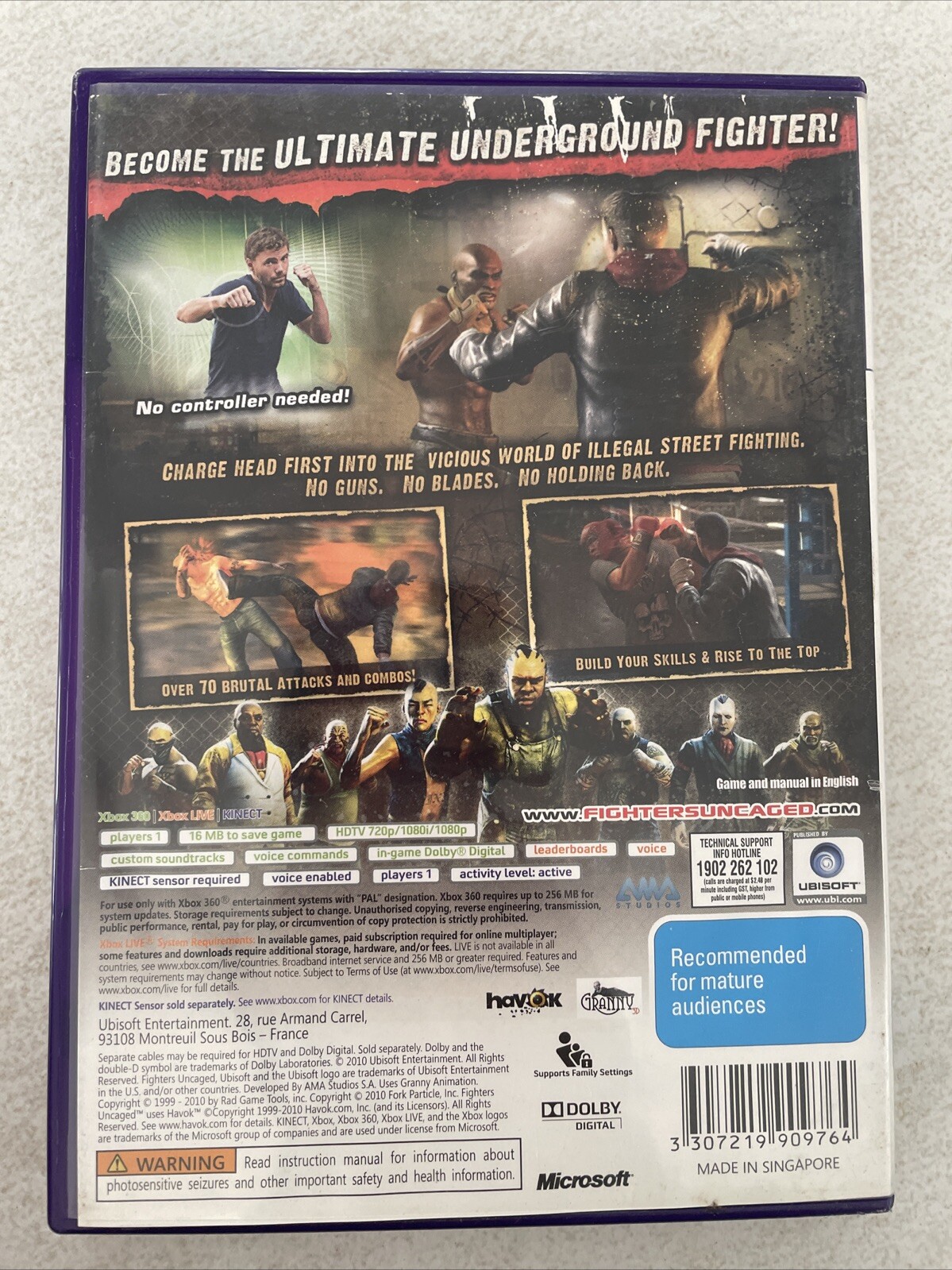 XBOX 360 | FIGHTERS UNCAGED