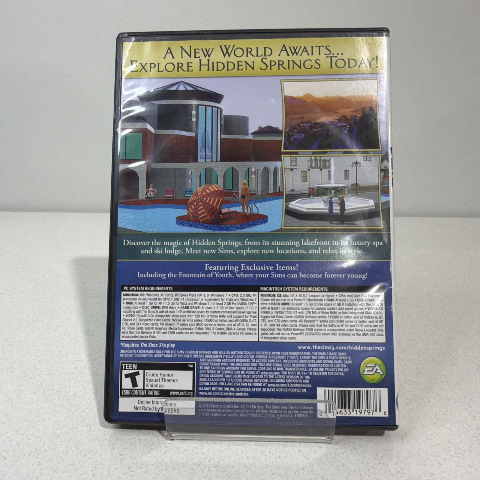 The Sims 3 Hidden Springs (Windows/Mac)