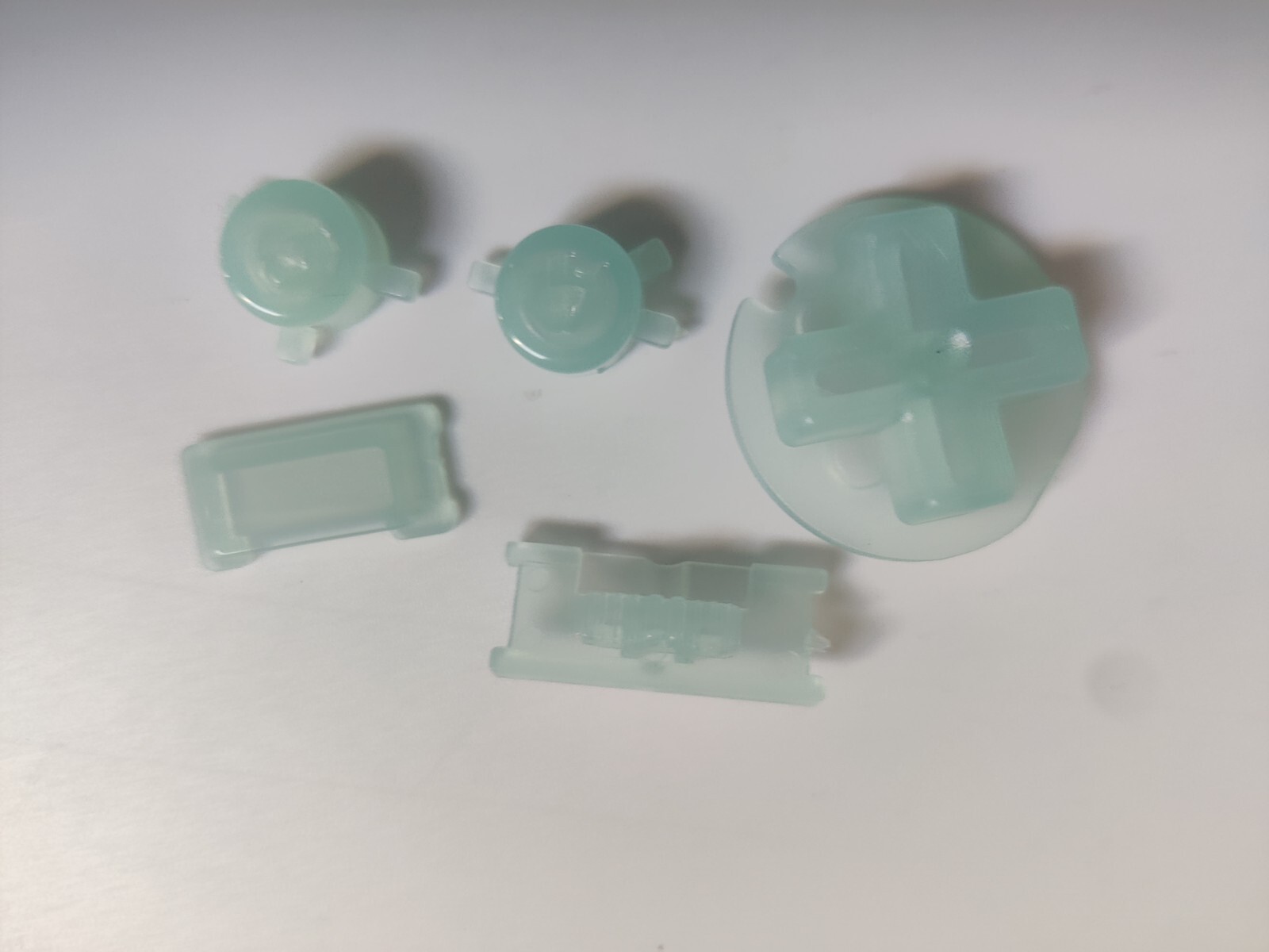 Ice Blue Replacement Button Set for Game Boy Color (GBC)