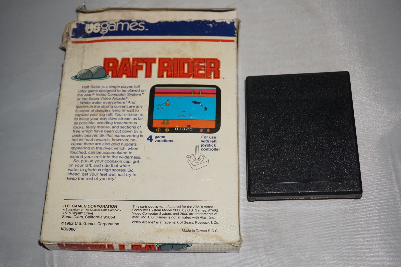 Raft Rider (Atari 2600) with Box