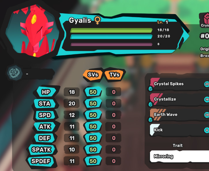 Temtem – All Perfect 7/7SVs Temtems with All Egg Move – Buy 3 Get 1 Free