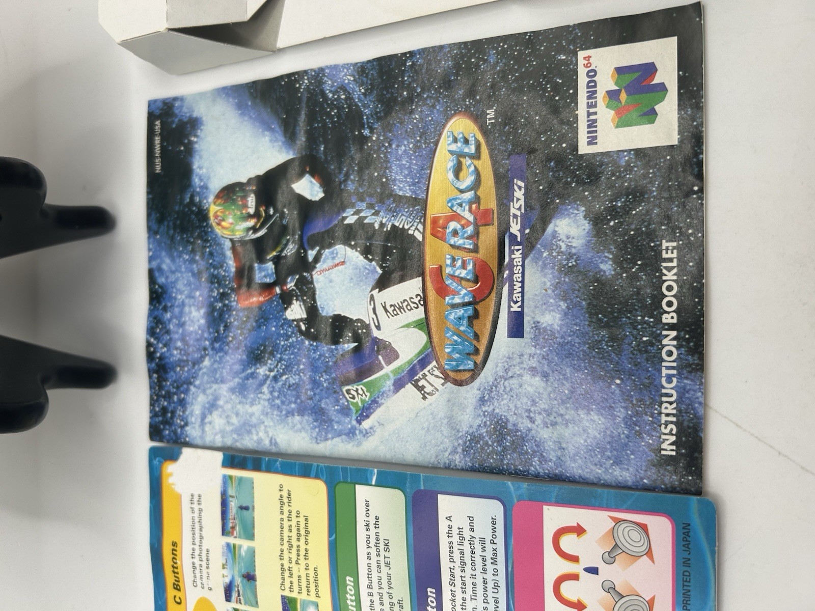 Nintendo 64 Wave Race 64 Box & Manual Only w/Operation Card No Game Damage*