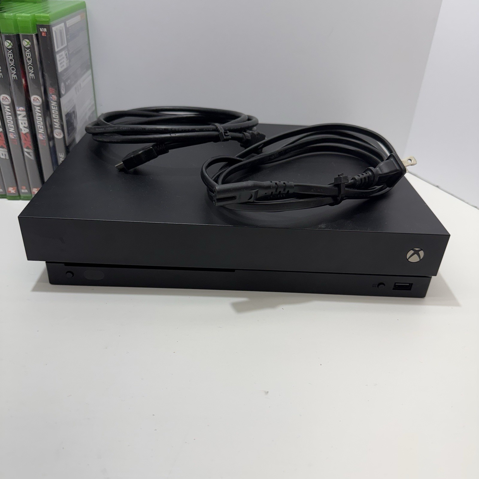 Microsoft Xbox One X 1TB Console Bundle Cords,1 Wireless Controller, +17 Games