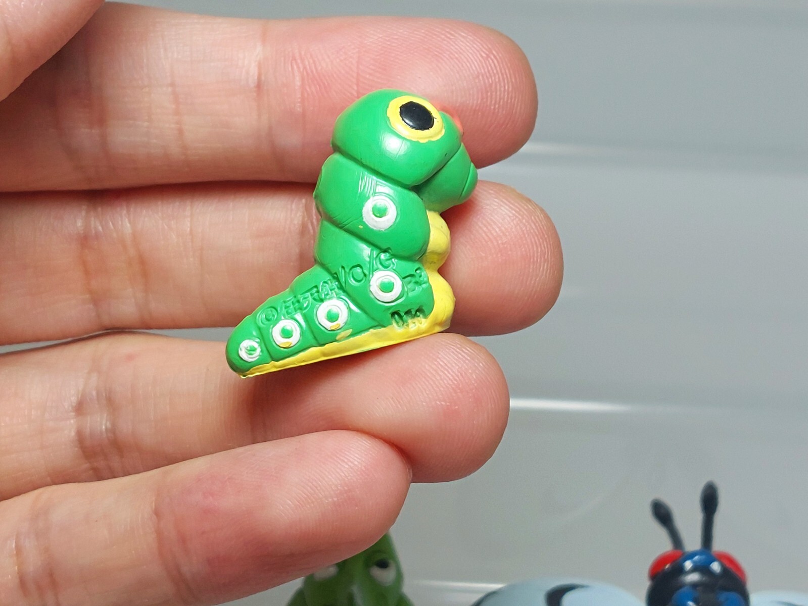 Pokemon Figure Butterfree Metapod MC Tomy & Caterpie Stamp Banpresto 0.9-1.9in