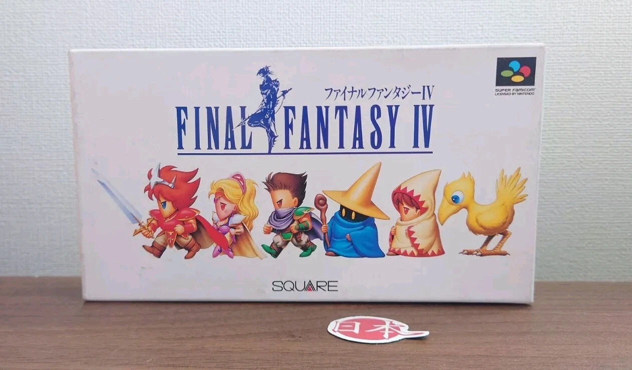 Final Fantasy IV FF4 Super Nintendo SNES Super Famicom + MANUAL FREE SHIPPING