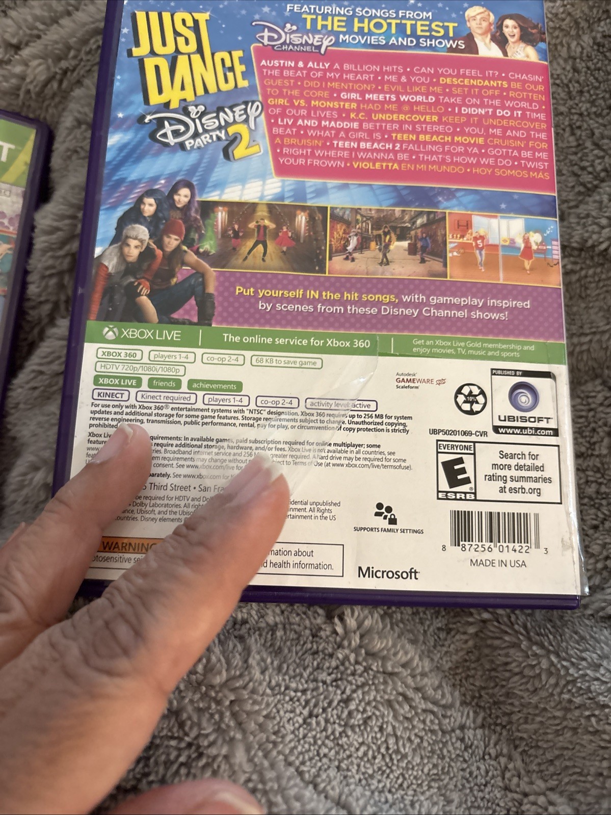 Xbox 360 Just Dance Bundle Lot of 3 – Disney Party 1 & 2, Just Dance 2014