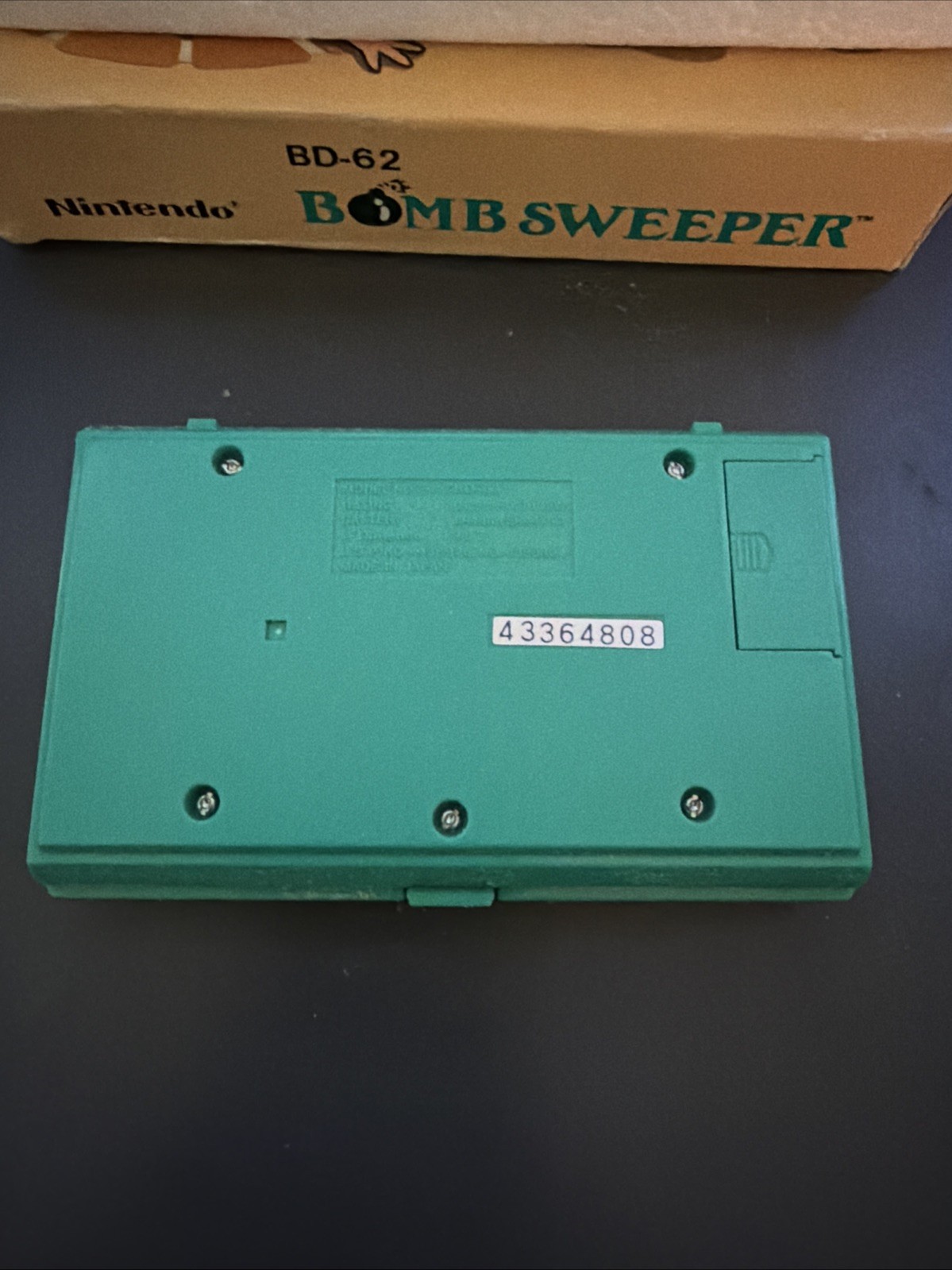Nintendo Game & Watch BD-62 Bomb Sweeper Handheld Multi Screen 1987 MINT!