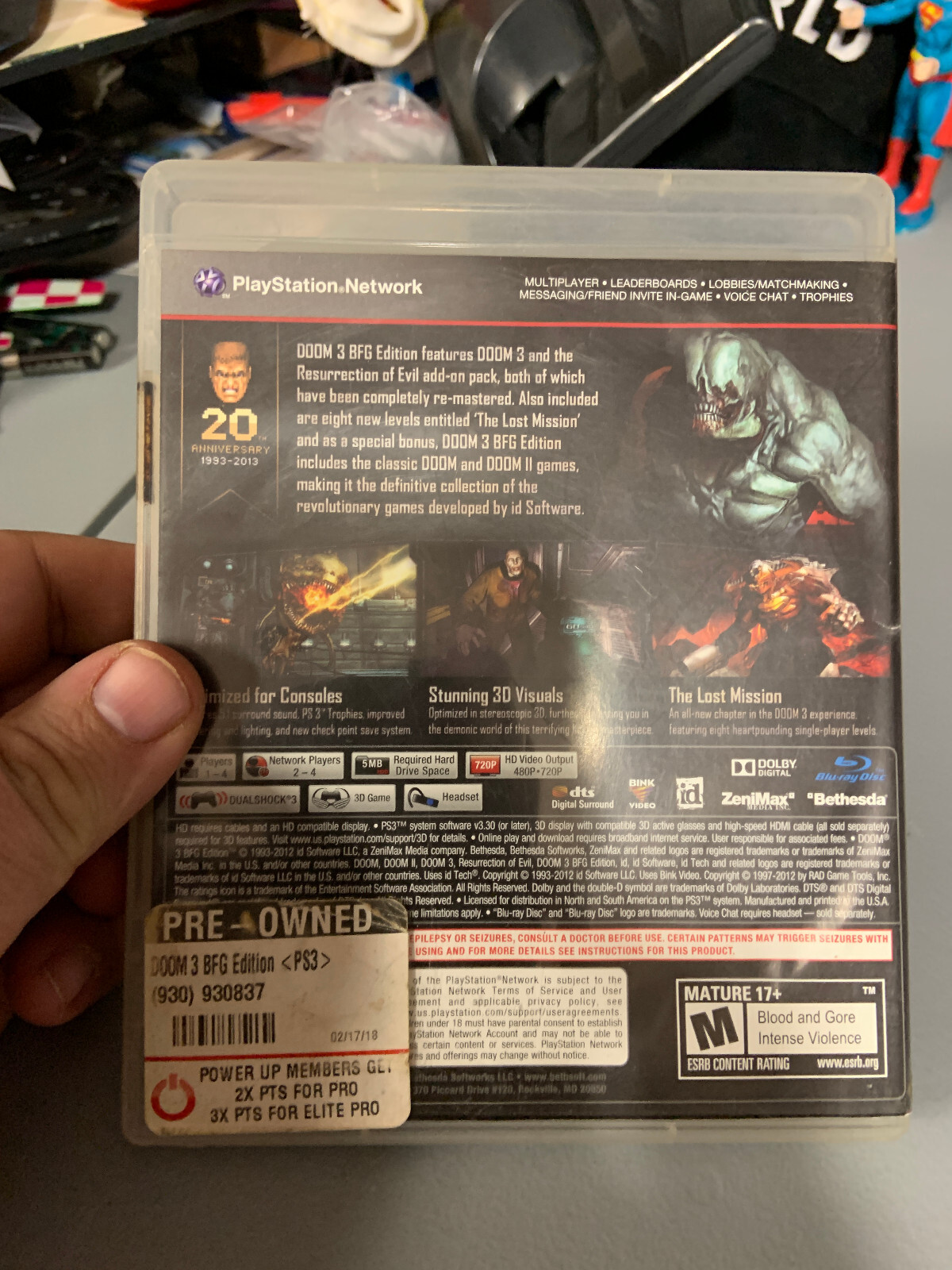 Doom 3 — BFG Edition (Sony PlayStation 3, 2012)
