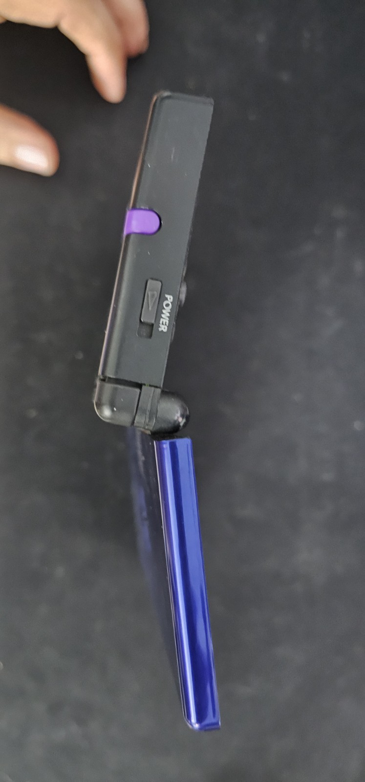 Nintendo DS Lite USG-001 Blue/Black Handheld Console Wi-Fi Headphone Jack